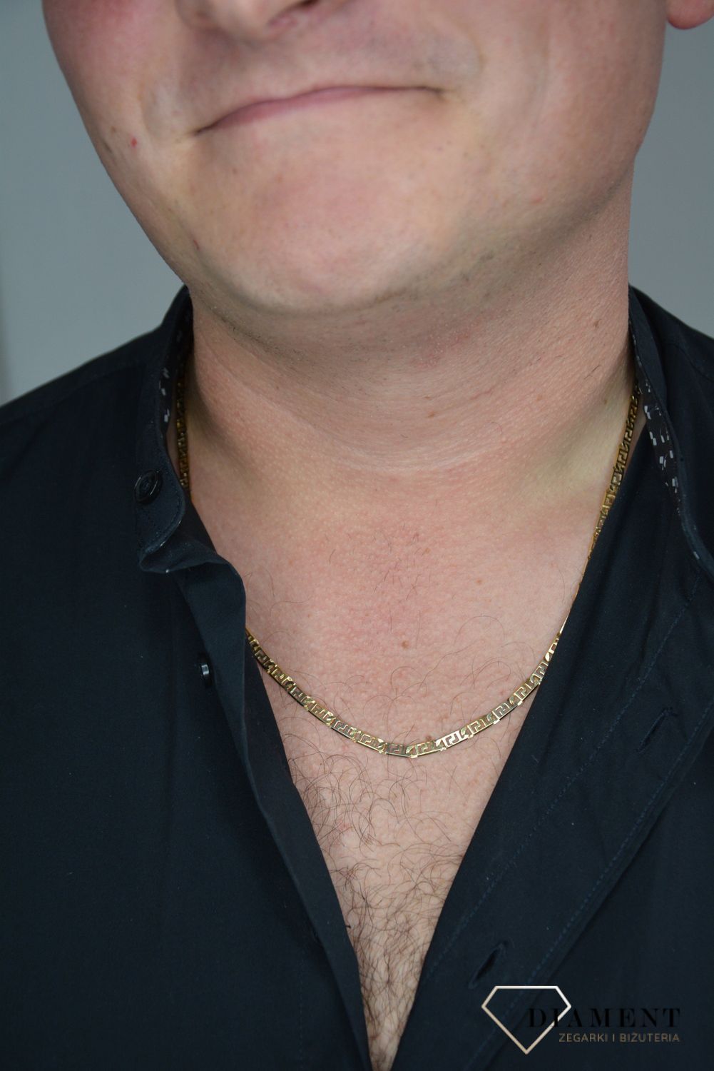 Złoty łańcuszek 585 szerokość 4 mm DIA-LAN-1196-585 4mm.jpg